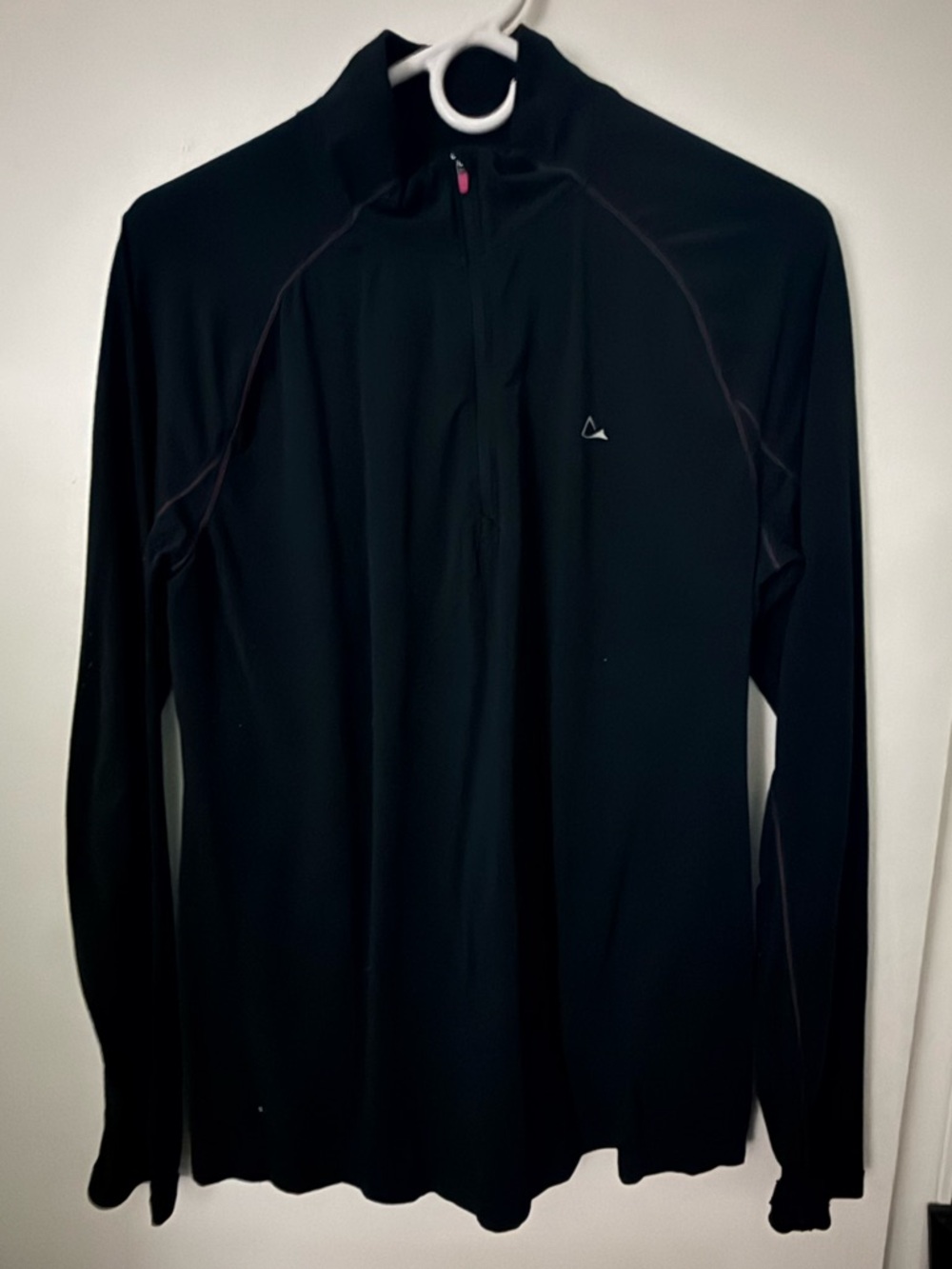 Well Loved Paradox Black Quarter-Zip Performance Merino Wool Under Layer